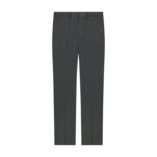 MENS "POWER STRETCH" SOLID SUIT SEPARATE - PANTS - CHARCOAL