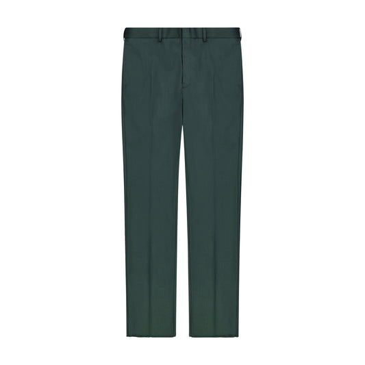 MENS "POWER STRETCH" SOLID SUIT SEPARATE - PANTS - GREEN