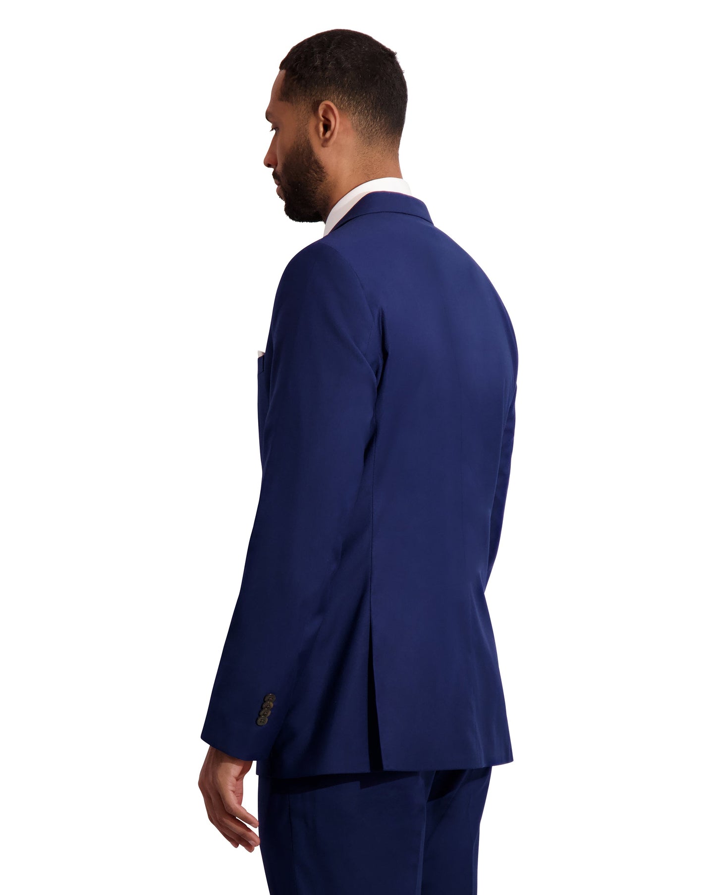 MENS "POWER STRETCH" SOLID SUIT SEPARATES - COBALT