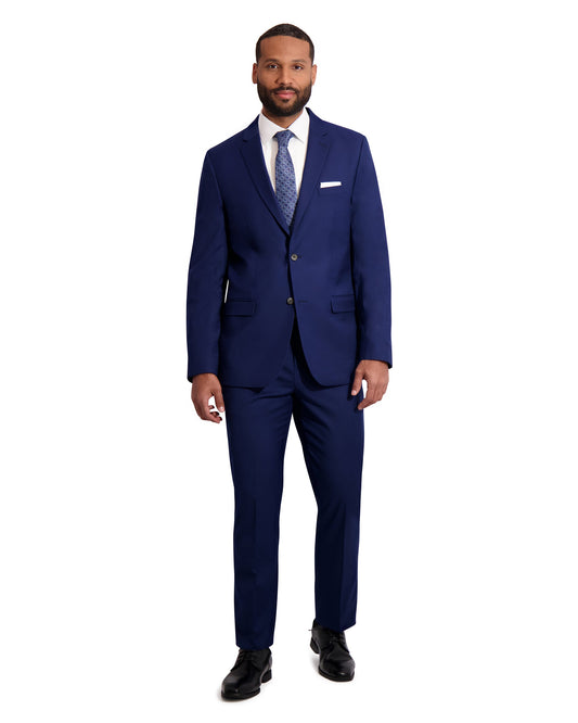 MENS "POWER STRETCH" SOLID SUIT SEPARATES - COBALT