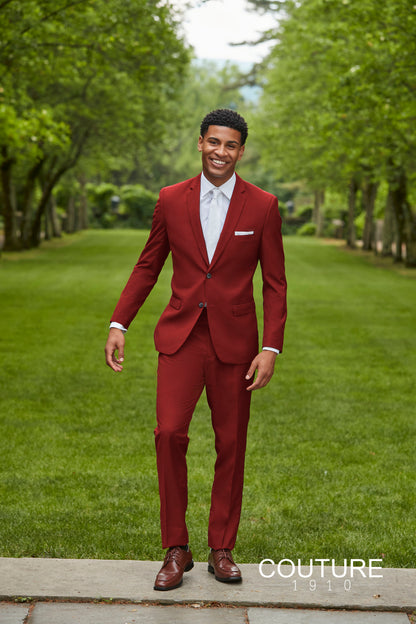 Couture 1910 Men’s Power Stretch Solid Suit Separates - Coat 4372PVS