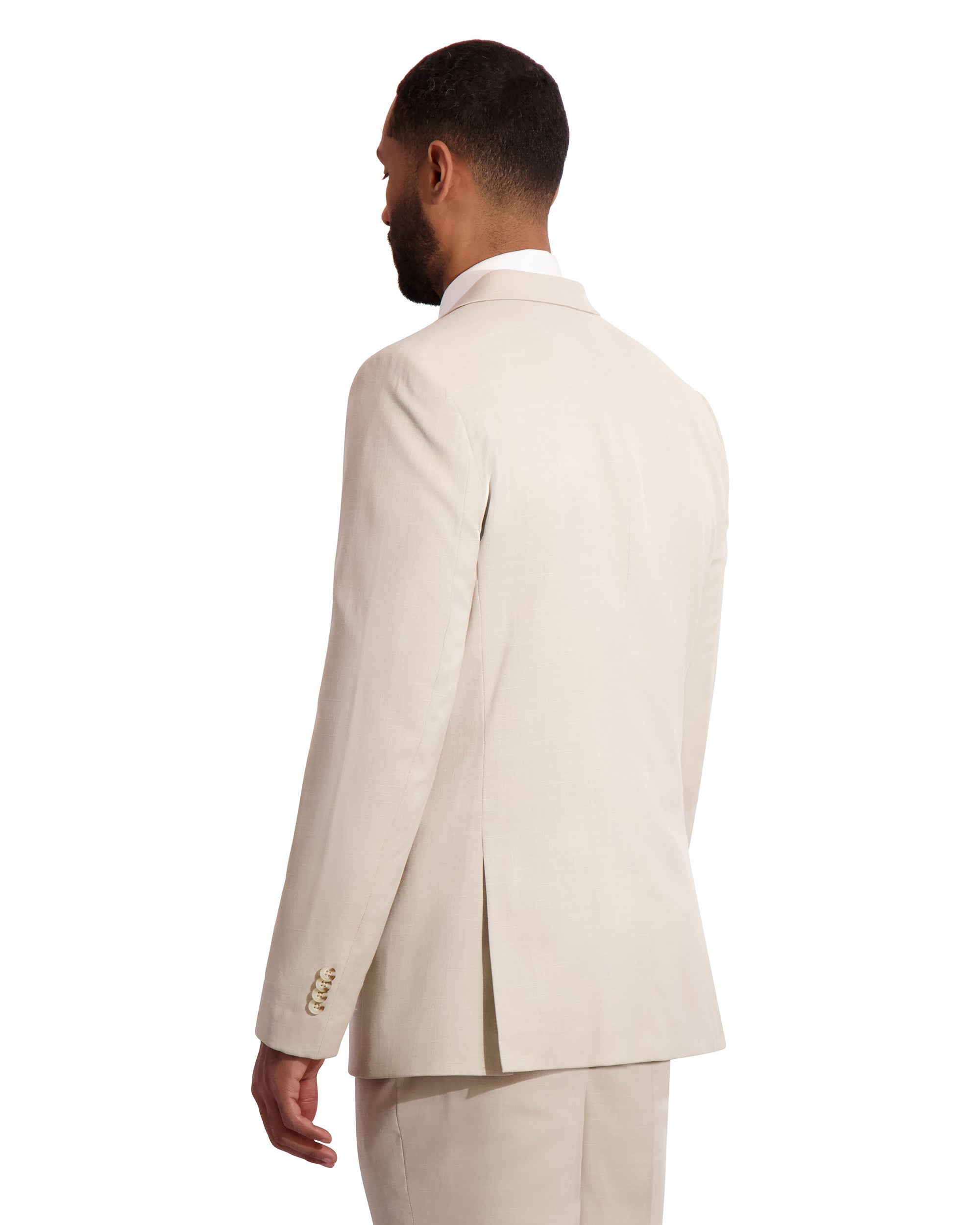 スーツ　160B Couture 1910 Men's Sharkskin Suit Separates Jacket in Tan #4374PVS