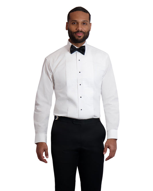 FORMAL PLEATED TUXEDO SHIRT #506