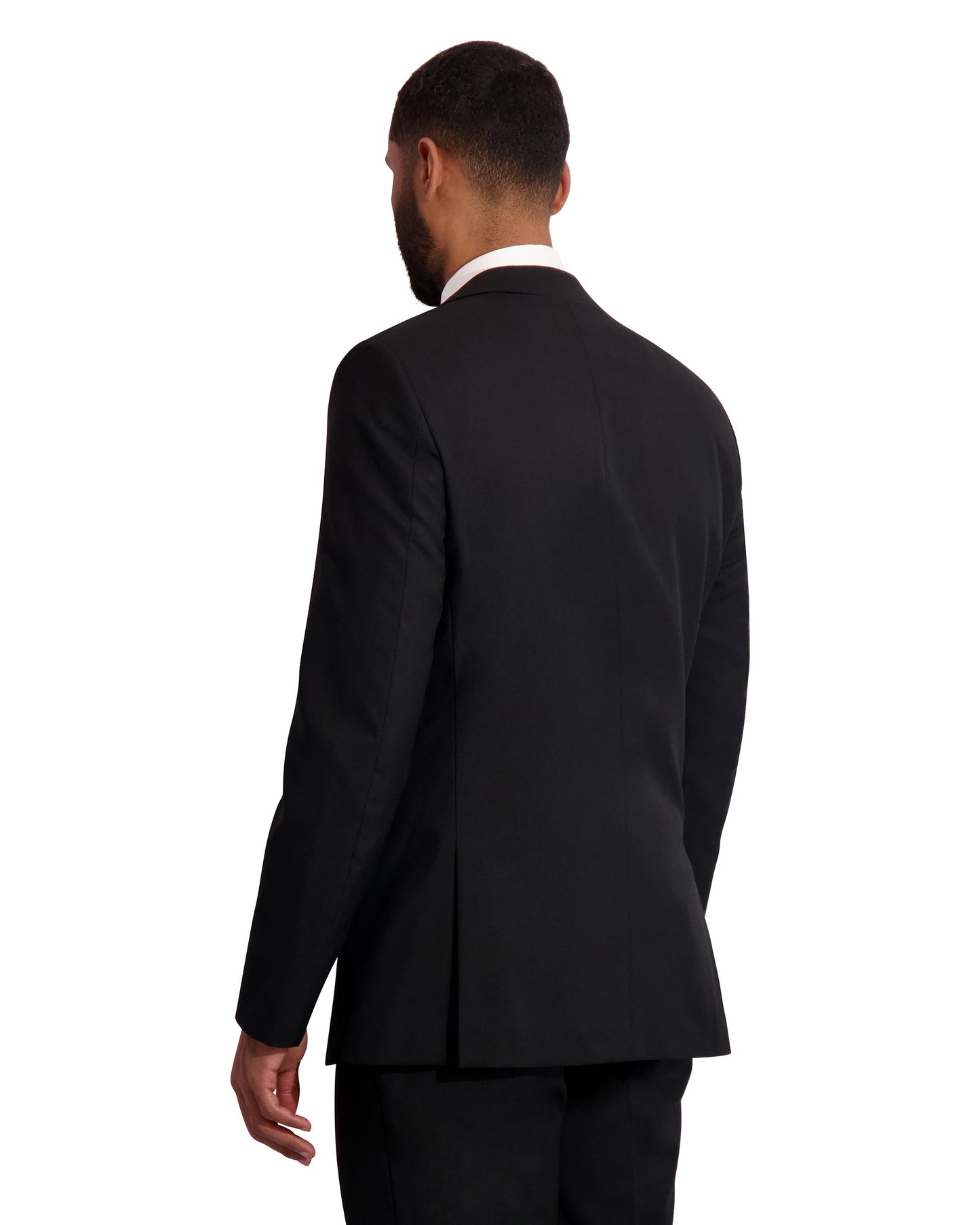 MENS STRETCH 1B NOTCH W/ SATIN LAPEL