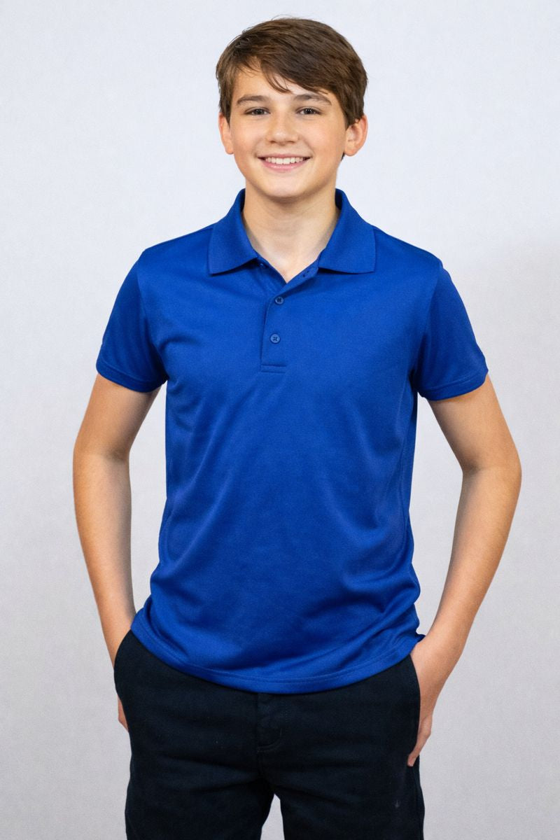 Children's Polyester Polo #52TJ01-R