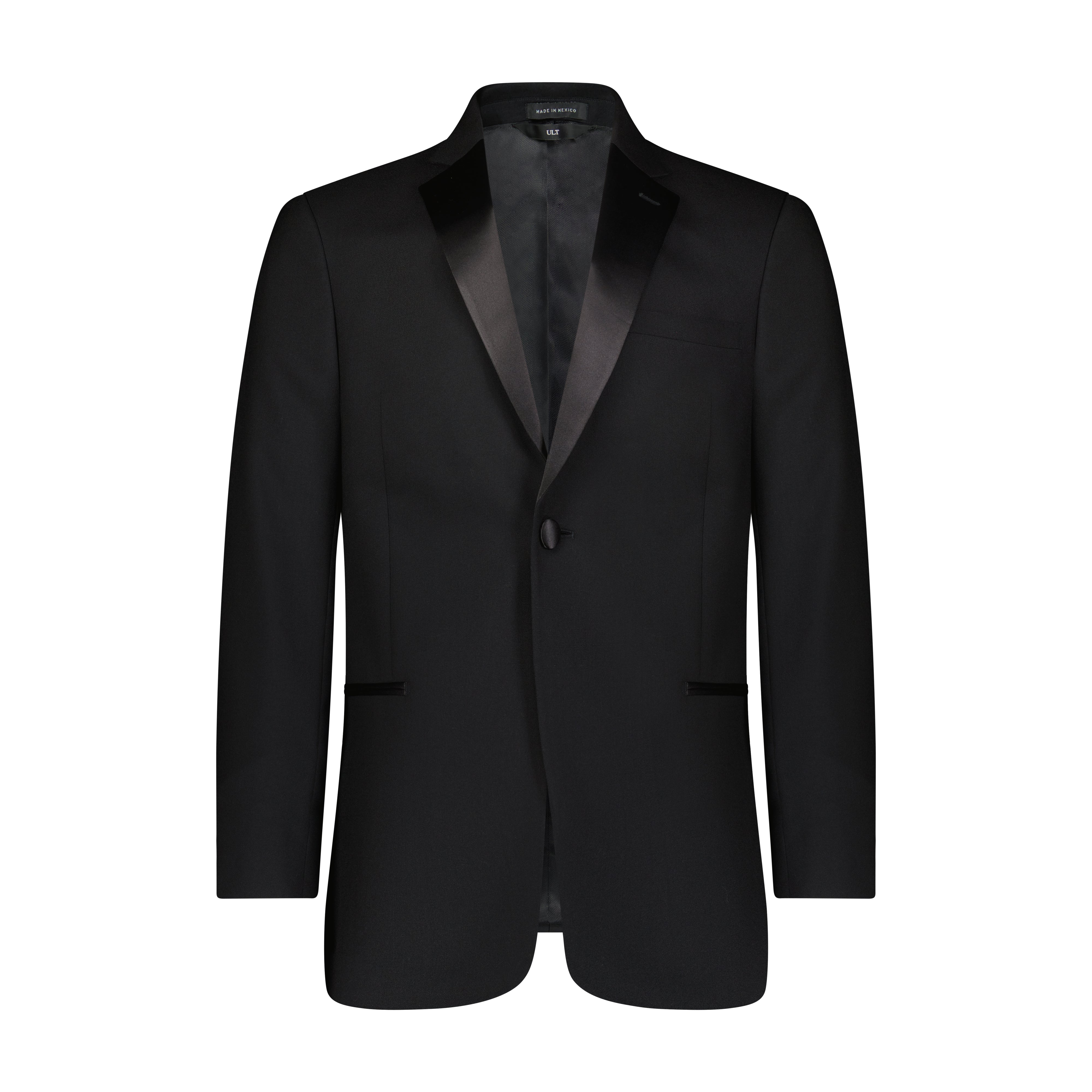 MEN'S 1B REGULAR FIT NOTCH TUXEDO WITH SATIN LAPEL – Fabian