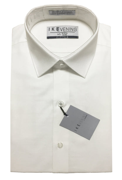 CVC TWILL SLIM FIT SHIRT - IVORY