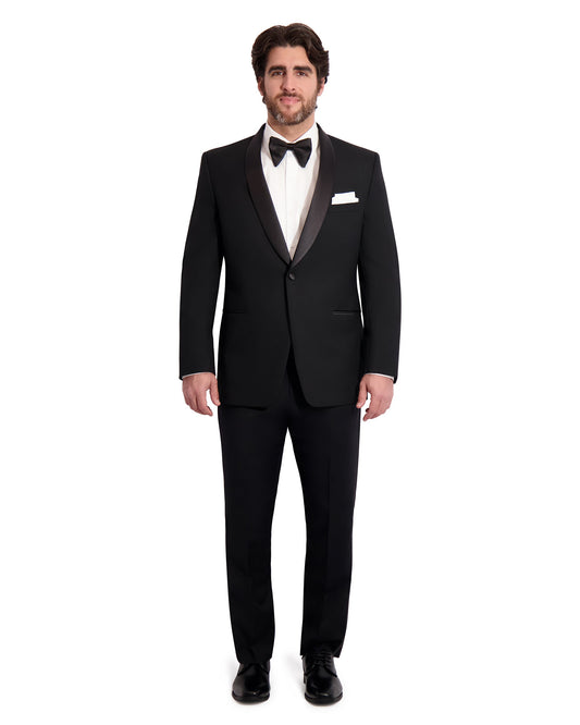 MENS ESSENTIAL SHAWL BLACK TUXEDO