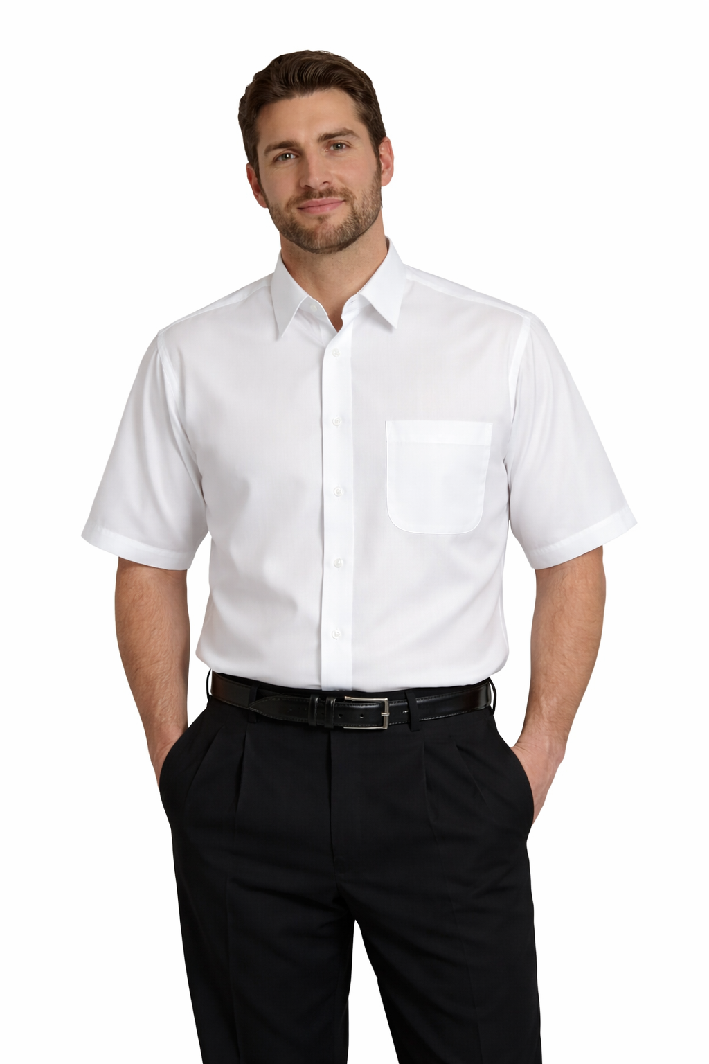 neil allyn white dress shirt Neil Allyn Men's Long Sleeve 65/35 Dress Shirt w/ 31 in. Sleeve