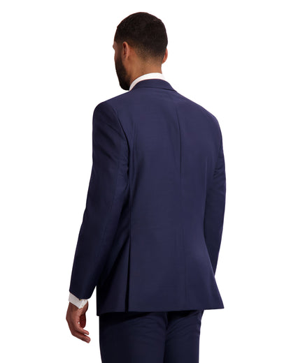 THOMPSON -NAVY 2BN W/ SATIN TRIM LAPEL