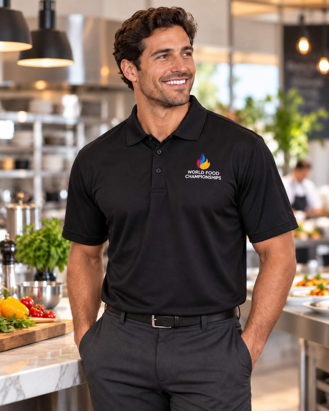 Men's Polyester Polo #50TJ01-R (WFC)
