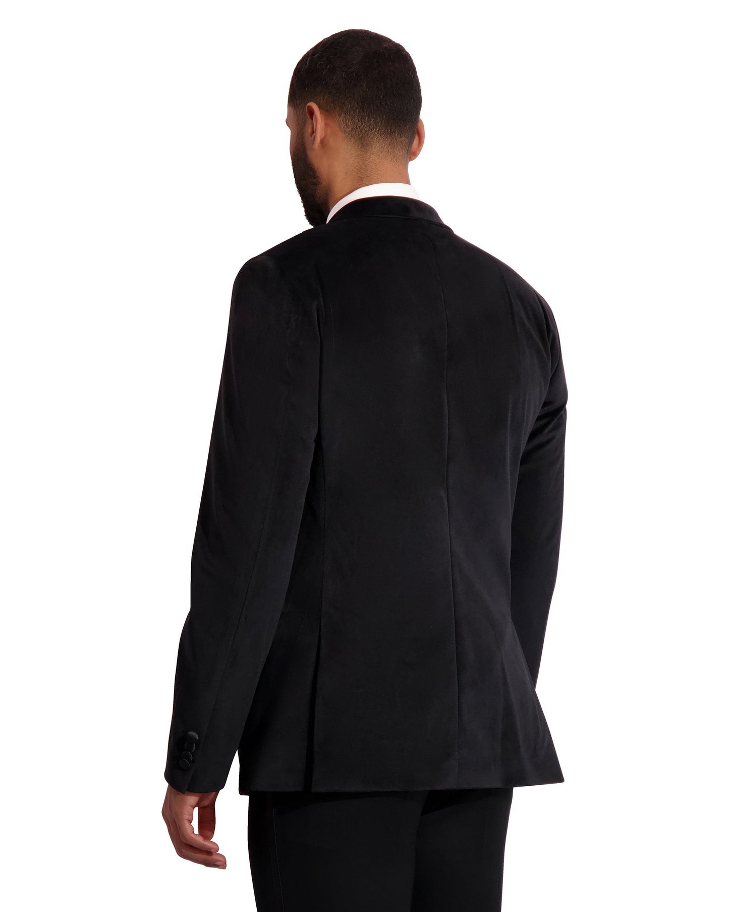 MENS SEASONAL ELEGANCE IN VELVET - BLACK