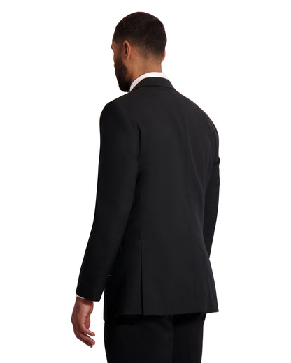 MENS BLACK ESSENTIAL SUPER 120's SUIT