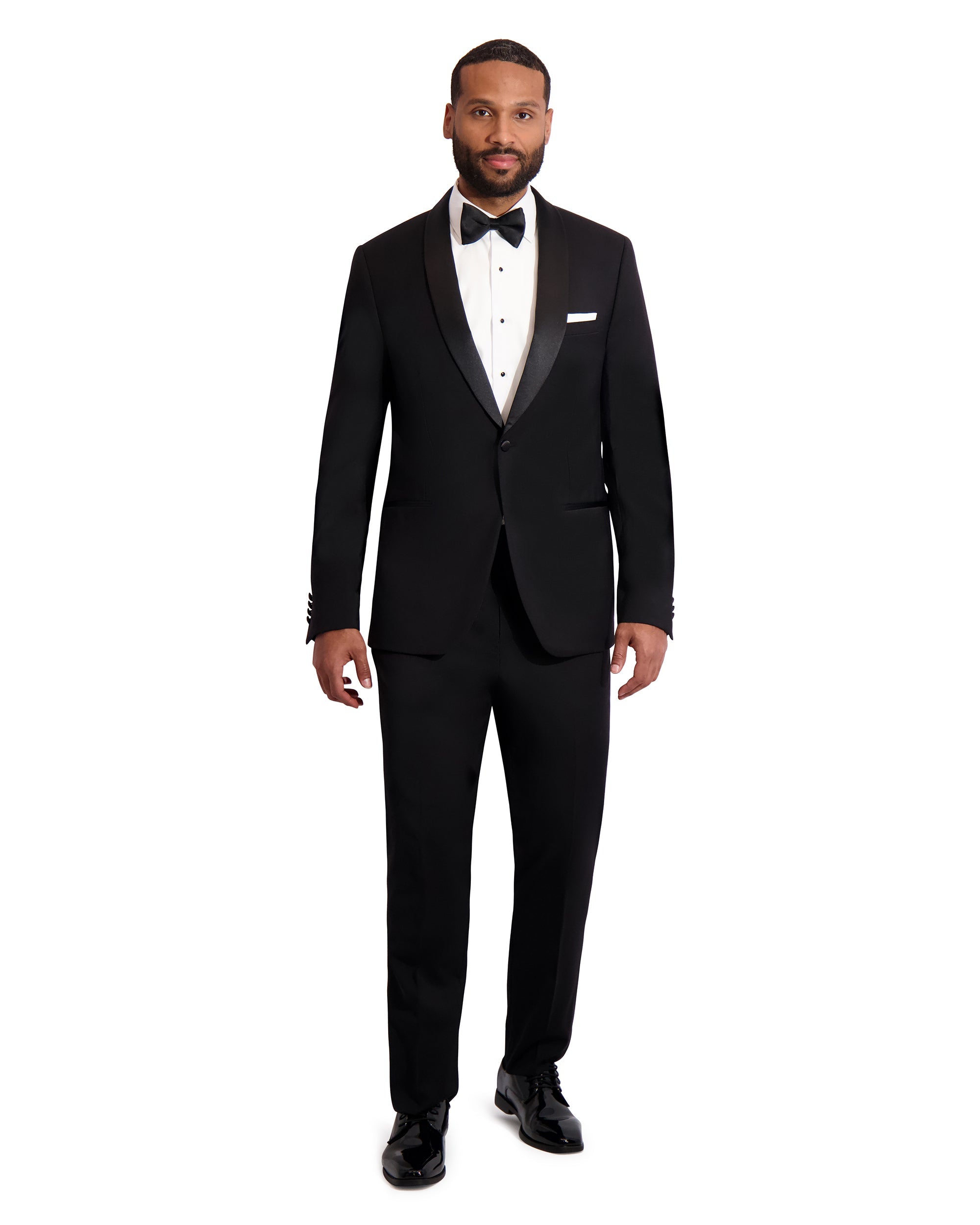 MENS S120'S SHAWL LAPEL WOOL LYCRA TUXEDO #8331SF – Fabian Group