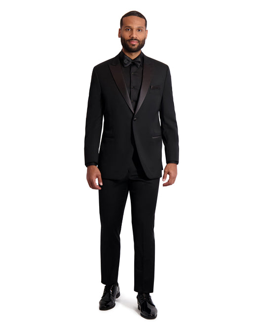 GRANT- ULTRA FIT S120 1B PEAK W/ SATIN LAPEL