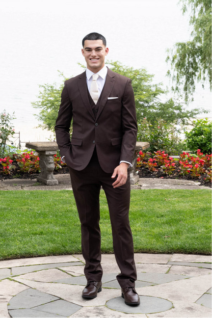 Couture 1910 Men’s Power Stretch Separates Pants in Brown  #4372PVPS