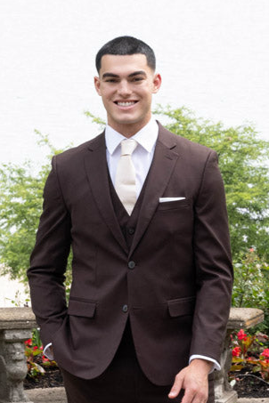 Couture 1910 Men’s Power Stretch Separates Pants in Brown  #4372PVPS