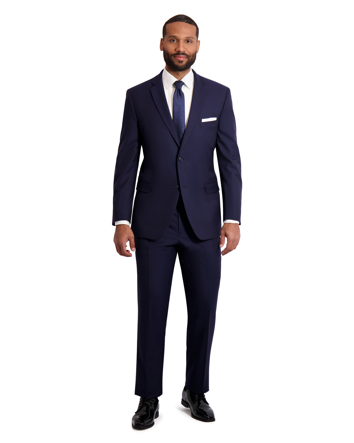 MENS NAVY ESSENTIAL SUPER 120 display picture 1