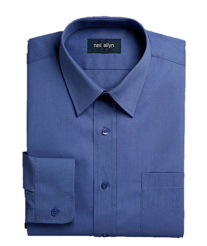 Neil Allyn Boy's Long Sleeve 65/35 Dress Shirt #2070-B