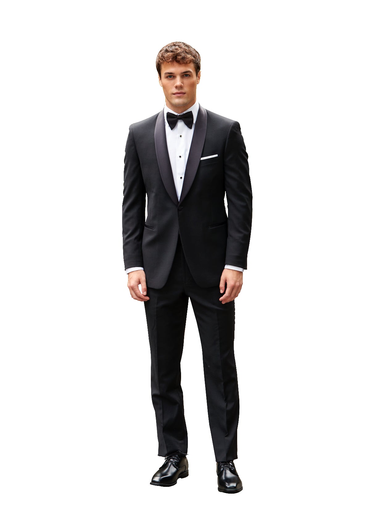 MENS S120'S SHAWL LAPEL WOOL LYCRA TUXEDO #8331SF