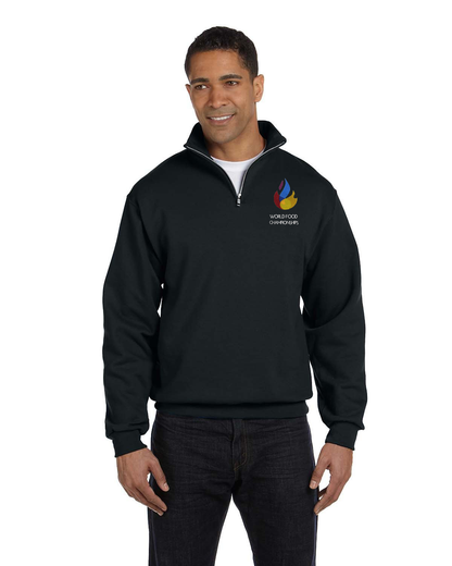 Jerzees Adult NuBlend® Quarter-Zip Cadet Collar Sweatshirt