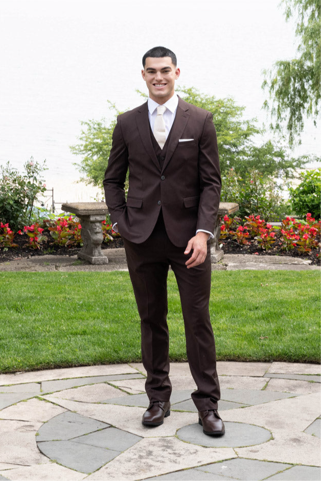 Couture 1910 Men’s Power Stretch Separates Pants in Brown  #4372PVPS