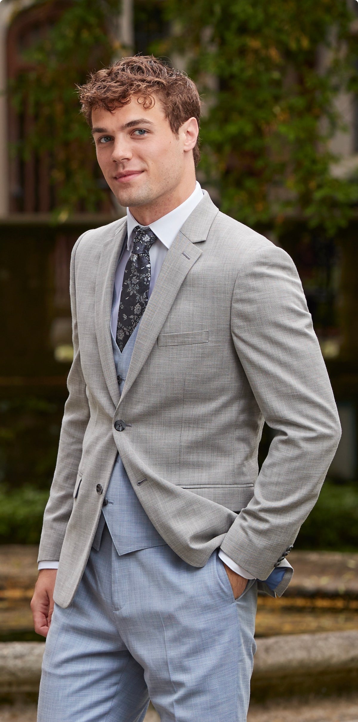 Couture 1910 Men’s Power Stretch Sharskin Suit Separates - Coat #4374PVS
