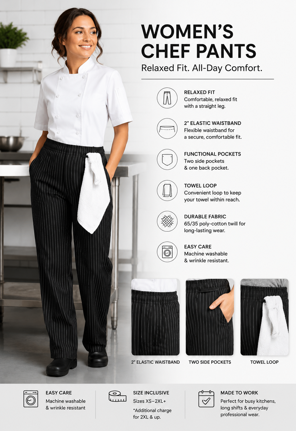 Women’s Chef Pant #U4101