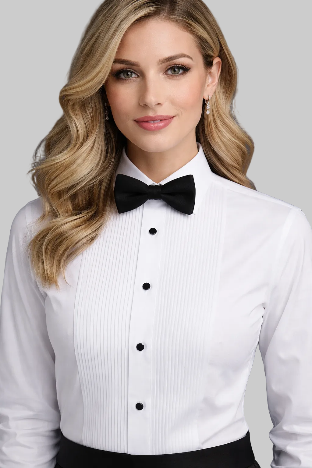 Neil Allyn Women’s 1\8  Pin-Tuck Wing Shirt #501L