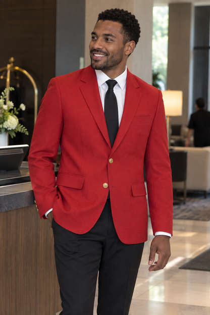 Neil Allyn Classic Corporate Blazer - RED #2011C-R