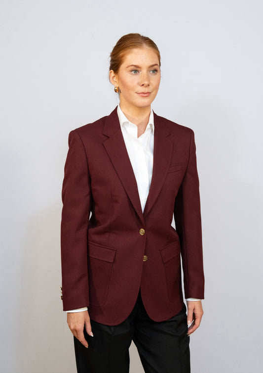 Women’s Classic Burgundy Corporate Blazer #2211C
