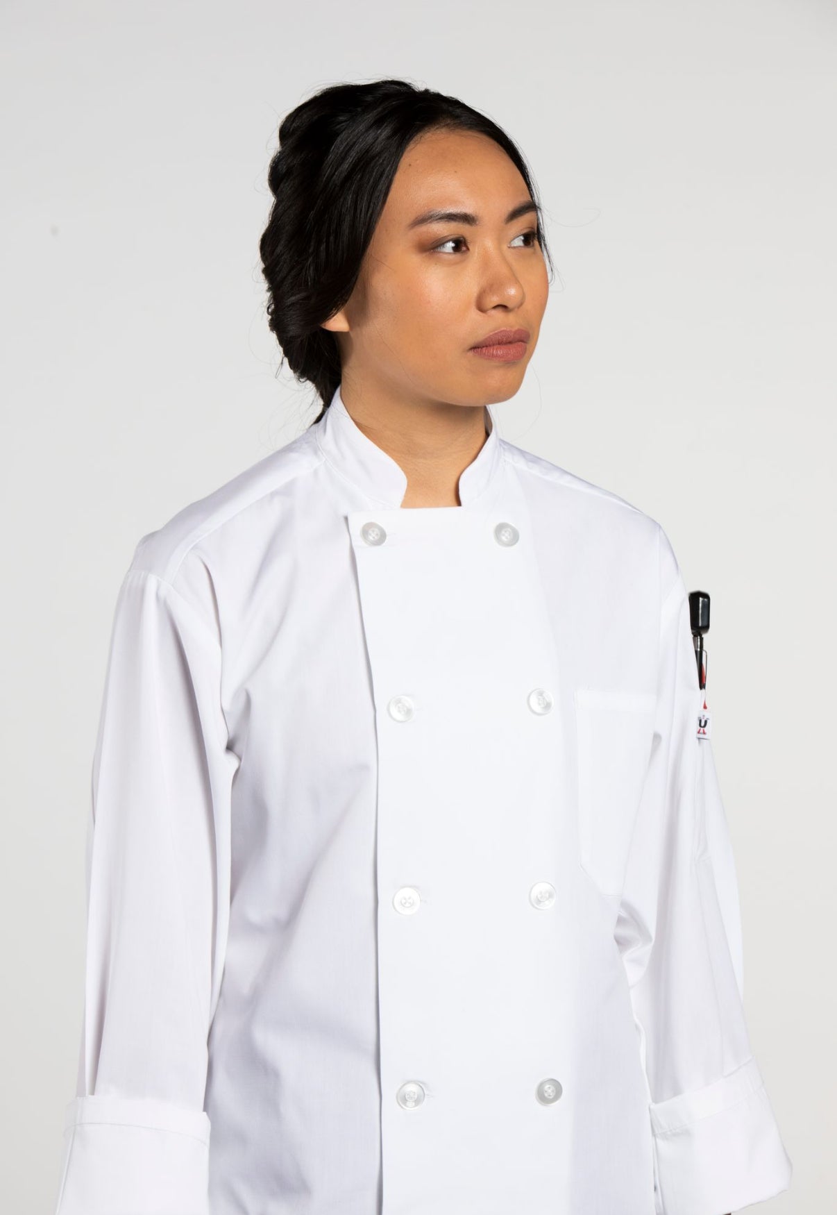 Spun Poly Expediter Chef Coat #0413P (WFC)