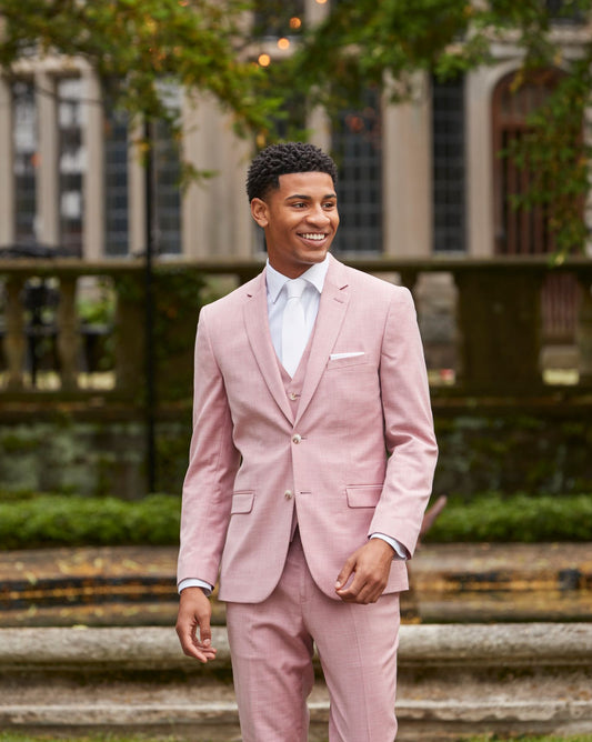 Men’s Power Stretch Sharkskin Jacket - Rose #4374PVS