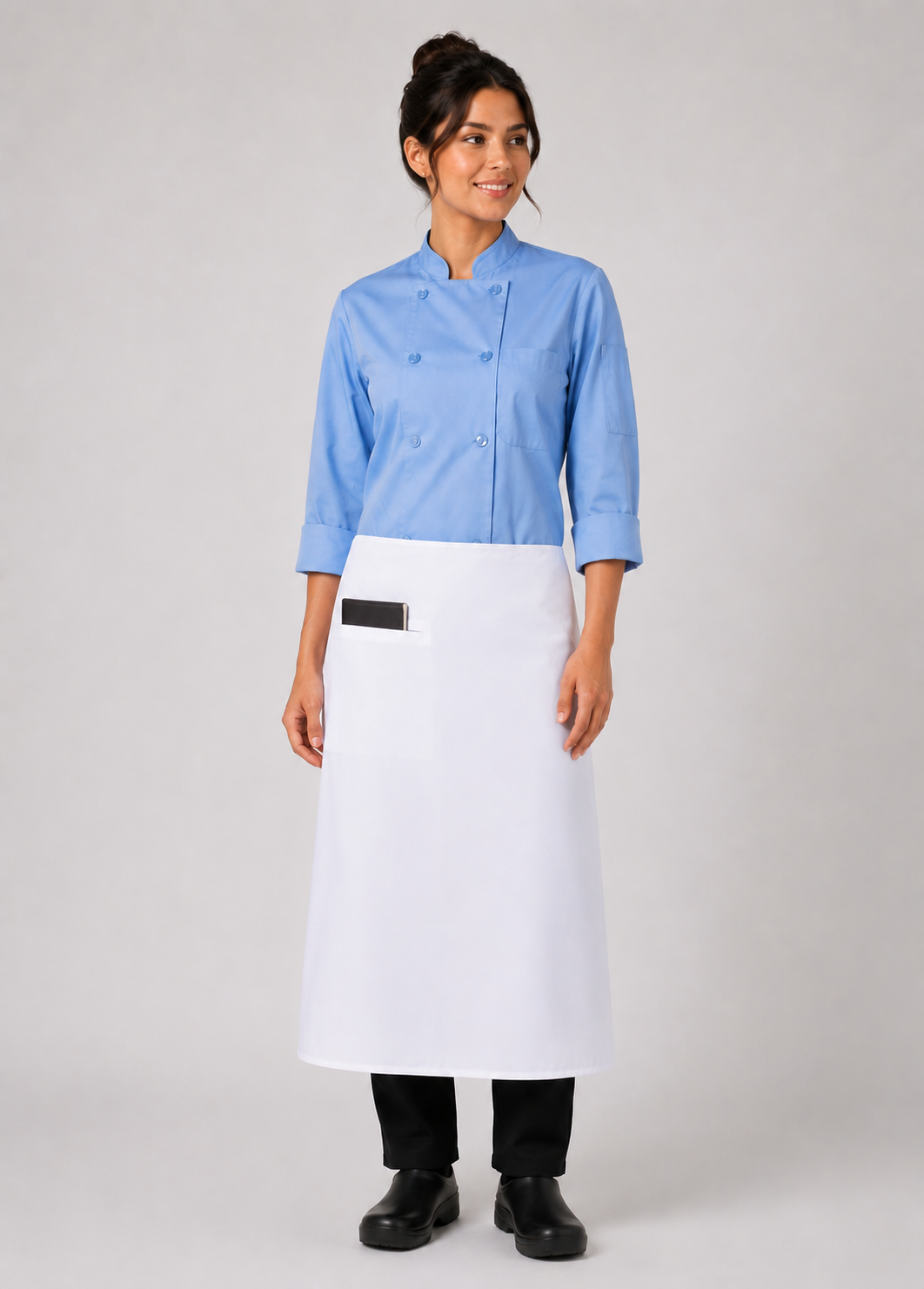 Inset Pocket Bistro Apron #U3059