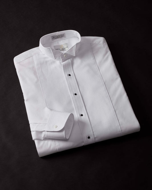 Neil Allyn's Men's Classic Pique Wingtip Tuxedo Shirt #966