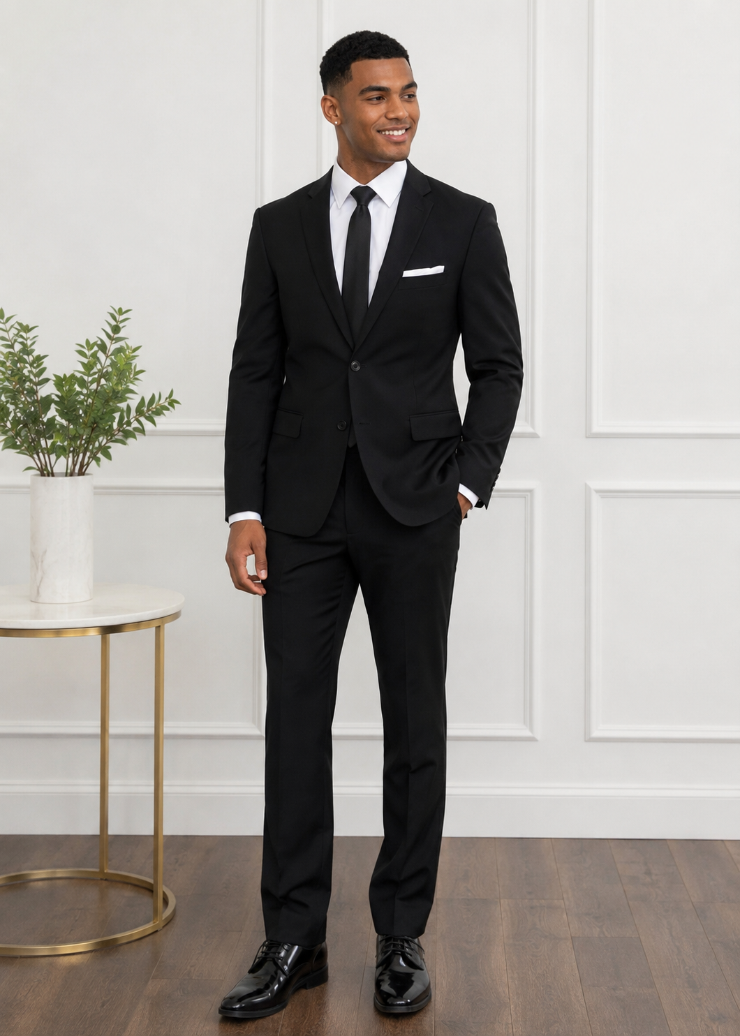 Couture 1910 Men’s Power Stretch Solid Suit Separates - Coat 4372PVS