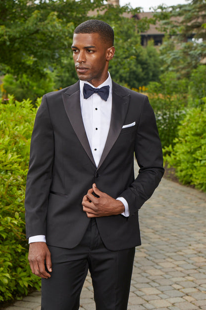 GRANT- ULTRA FIT S120 1B PEAK W/ SATIN LAPEL