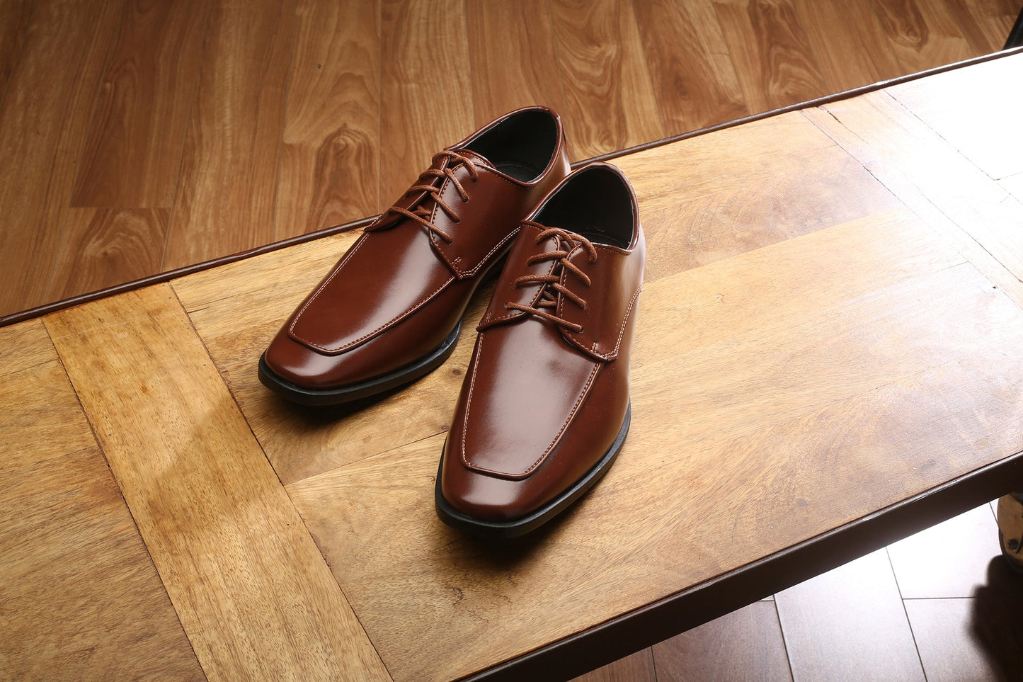 BOYS MONACO SHOE - BROWN