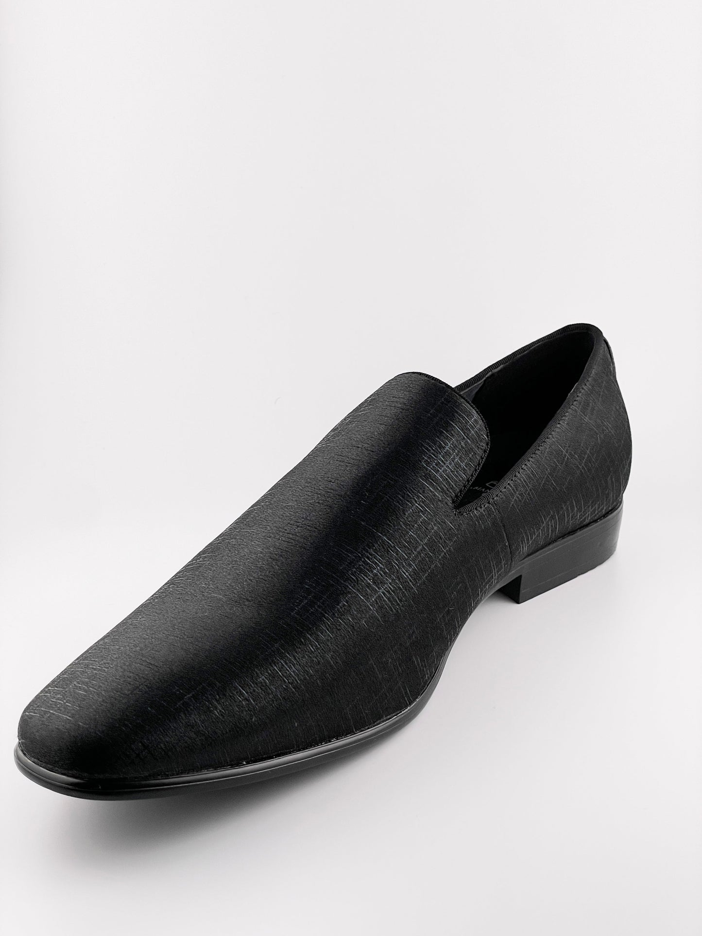 SHARKSKIN SLIP ON SHOE - BLACK