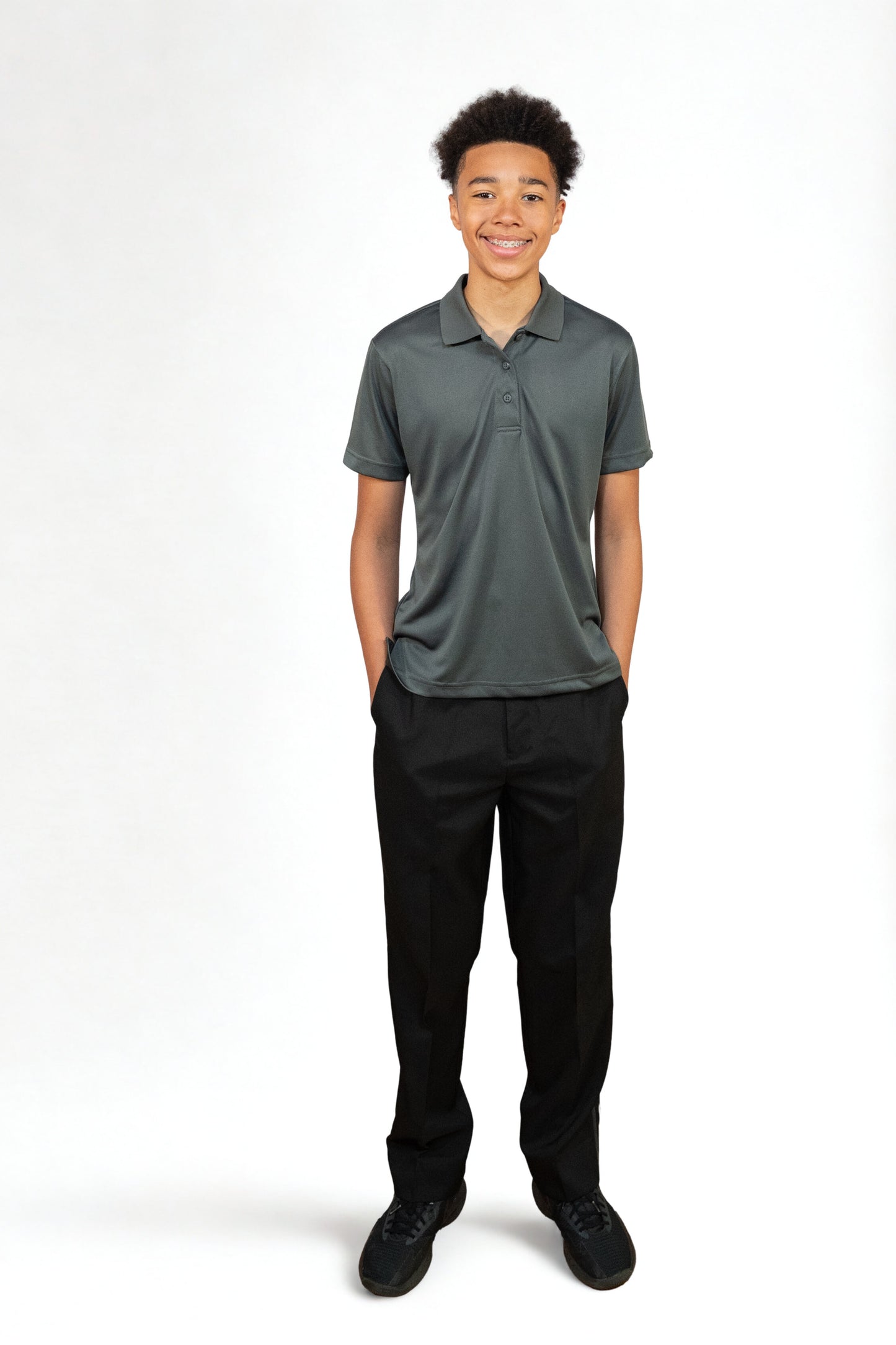 Children's Polyester Polo #52TJ01-R