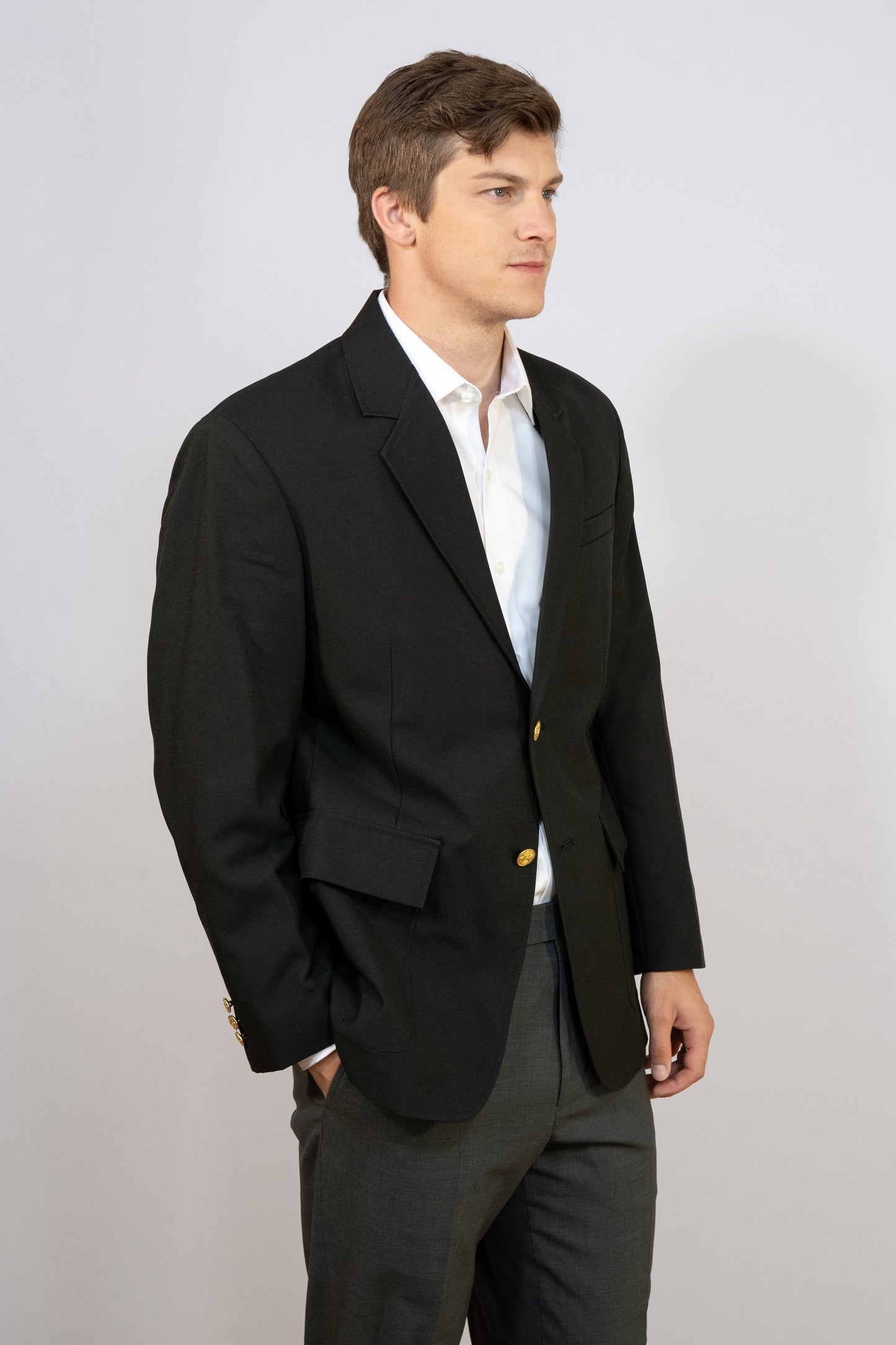 MEN'S XLONG SINGLE BREASTED BLAZER