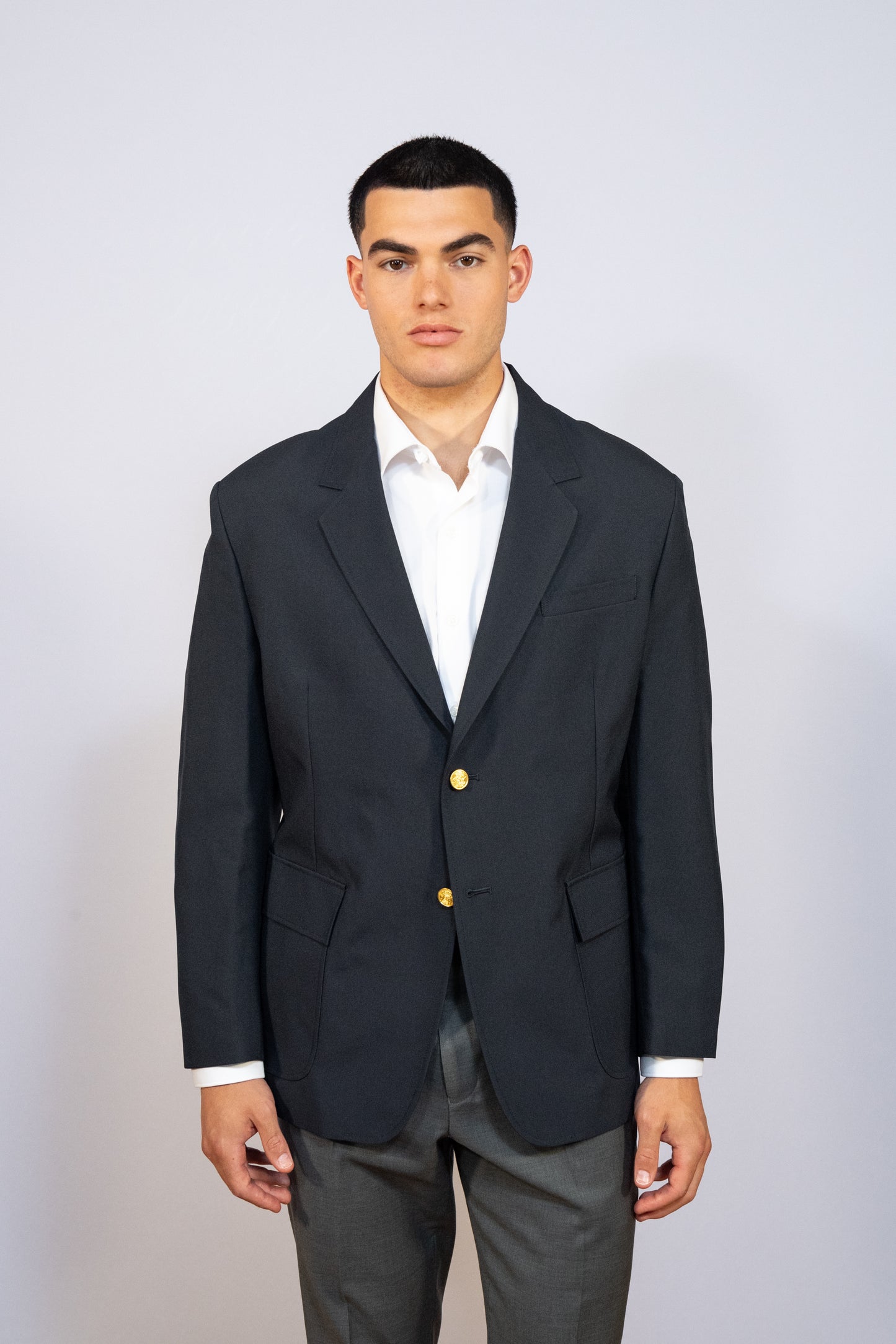 MEN'S LONG SINGLE BREASTED BLAZER