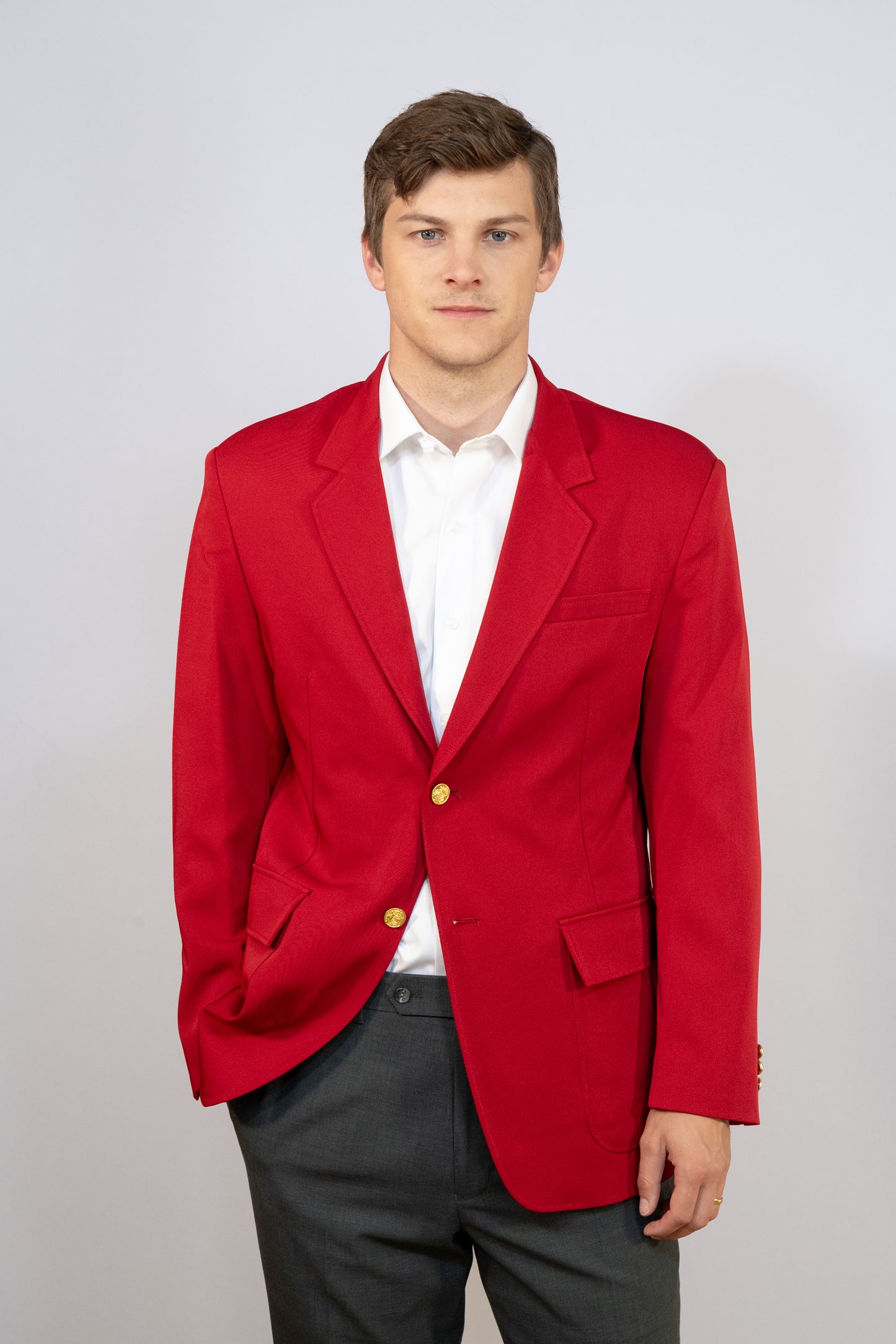 MEN'S LONG SINGLE BREASTED BLAZER