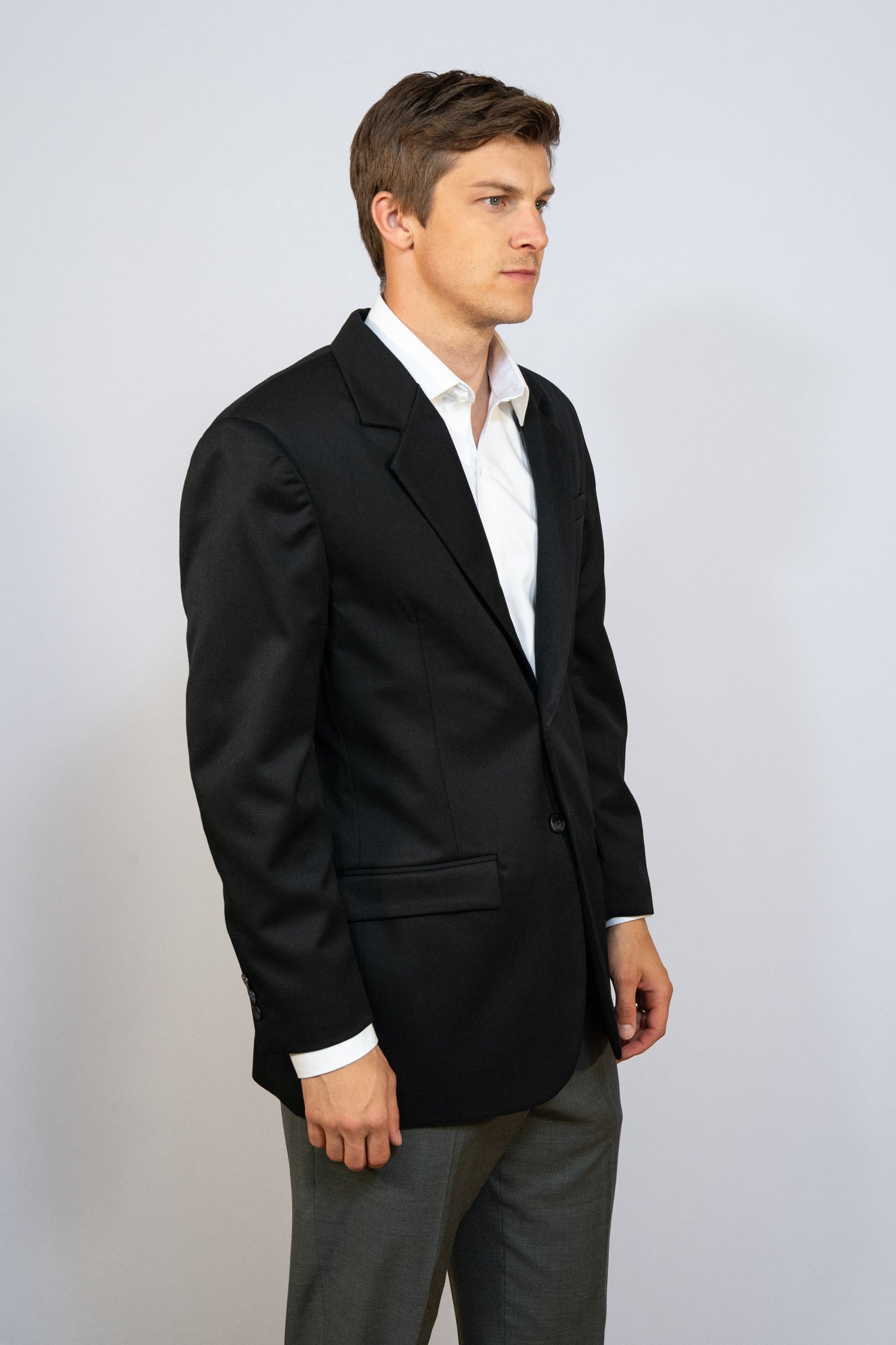 MEN'S SHORT SINGLE BREASTED BLAZER