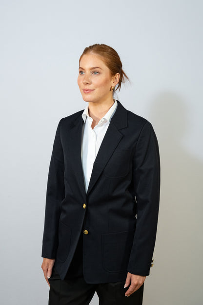 LADIES' REGULAR S/B BLAZER W/PATCH POCKETS