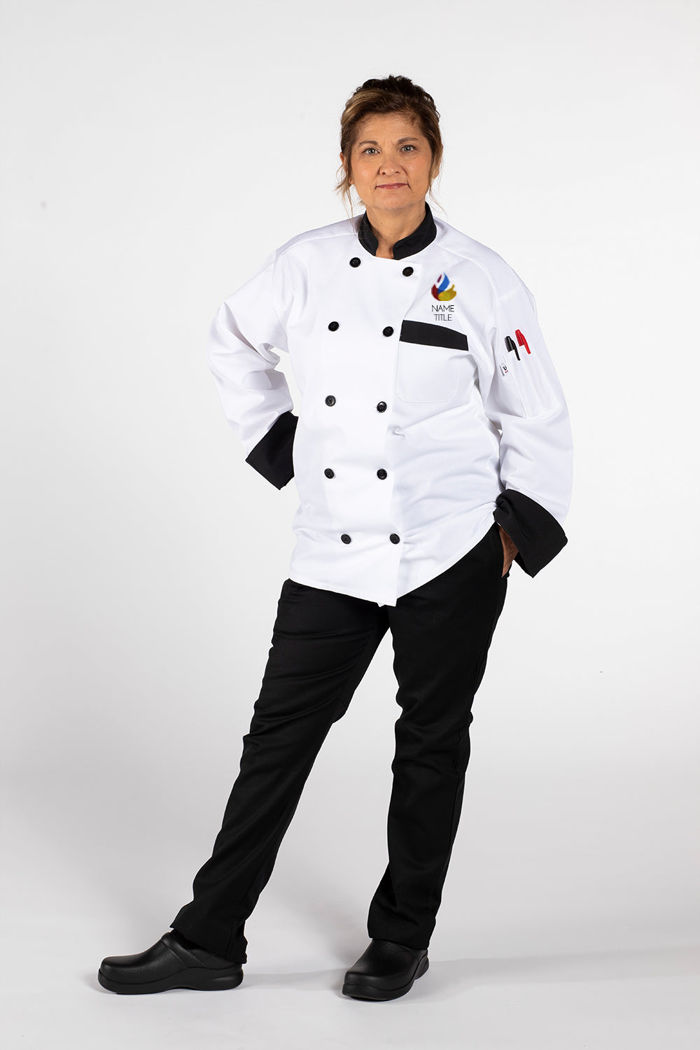 Spun Poly Maven Chef Coat #0404P (WFC)