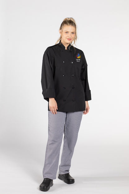 Spun Poly Expediter Chef Coat #0413P (WFC)