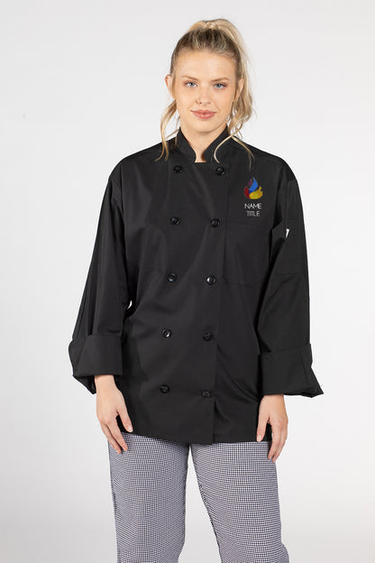 Spun Poly Expediter Chef Coat #0413P (WFC)