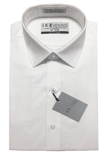 CVC TWILL SLIM FIT SHIRT - WHITE