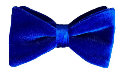 2.5" VELVET BOW TIE BOXED